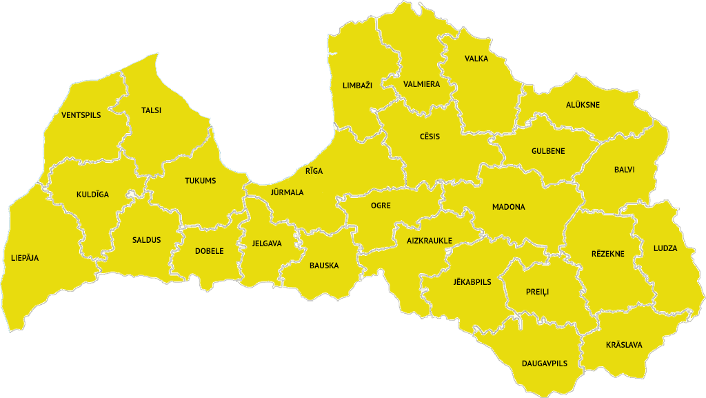 Latvijas rajoni